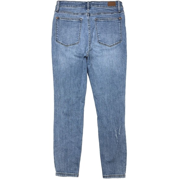 Judy Blue Control Top High Waist Skinny Ankle Jeans Distressed Women Size 11/30 - Picture 2 of 10